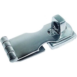 White Water Stainless Steel, Heavy Duty Swivel Eye Hasp Latch for Boat, Yacht, RV, Cabinets, etc. (7750S - Hasp, 2-3/4")