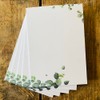 Notepads, DIN A6, eucalyptus motif, 25 sheets per pad (10)