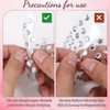 Hpmjz 3271 Pcs Face Gems Crystal AB Hair Rhinestones Stickers