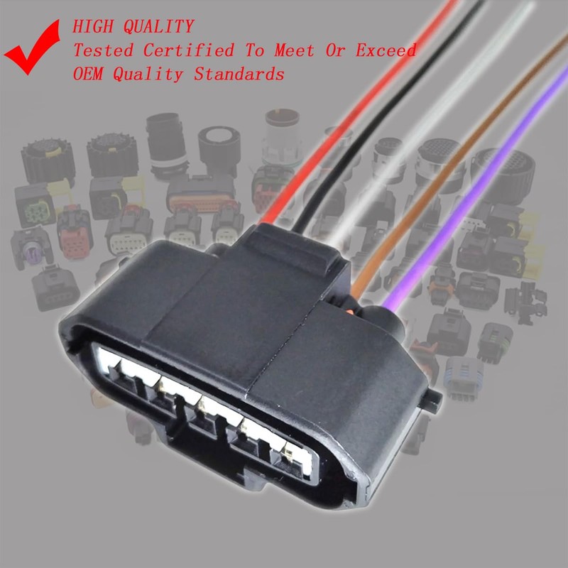 IXGKHC Mass Air Flow Sensor Harness Connector Plug 197-6020 22204-21010