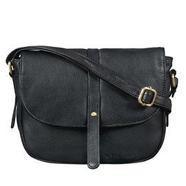 STILORD 'Clara' Small Shoulder Bag Women Leather Vintage Handbag for Going Out Classic Evening Bag Party Bag Leisure Bag Genuine Leather, black, vintage