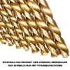 99 Piece Titanium Drill Bit Set: Drill Bit Set with