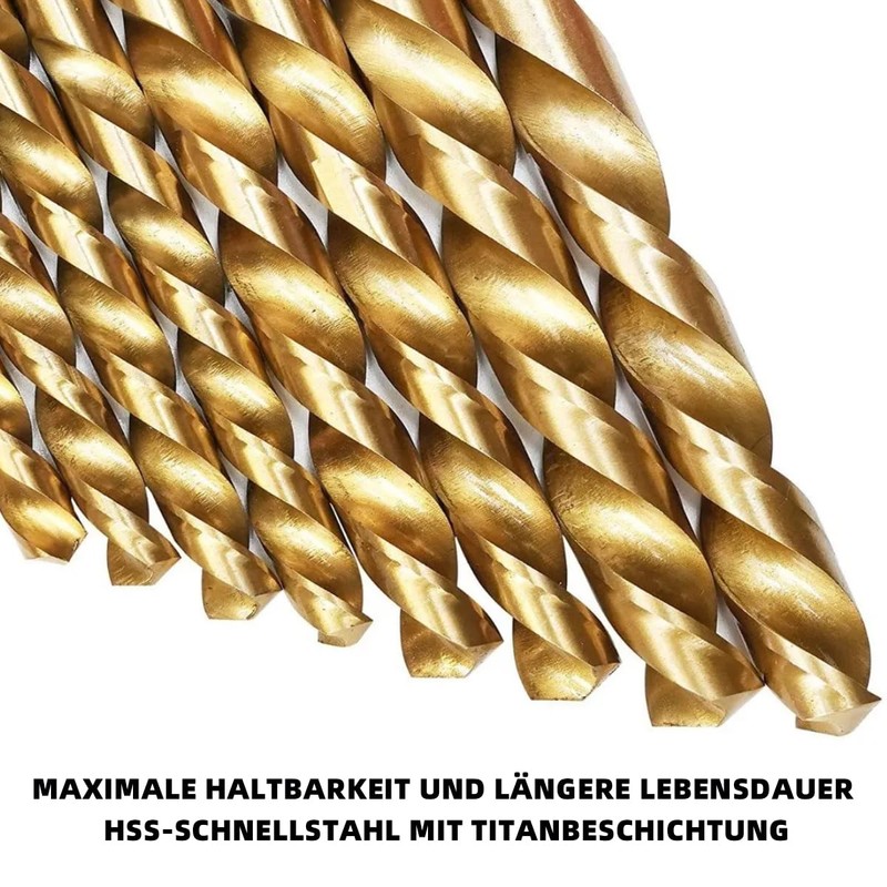 99 Piece Titanium Drill Bit Set: Drill Bit Set with