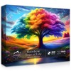 Rainbow Tree of Life Puzzles for Adults 1000 Pieces, Colorful