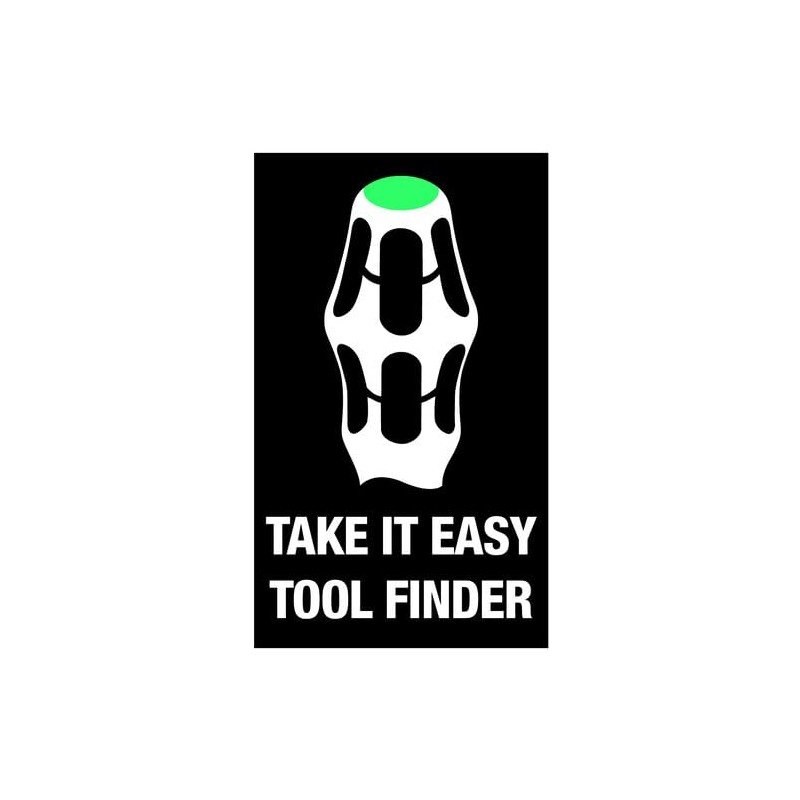 Wera 33/50/6A Kraftform Diamond Screwdriver Set 137801