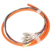 Fiber Pigtail 12 Strand Multimode Stable Fiber Pigtail Cable for