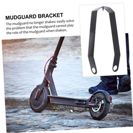 Kisangel 2 Pcs Mudguard Mount for Electric Scooters Rigid Bracket Support Fix Wobbly Mudguards Rainproof Leg Protection Accessory