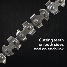 Nordic Pocket Saw Double Sided Chain - 32" Sawchain for High Limb Rope Saw with 43 teeth on each side - Bi-directional teeth cuts in both directions