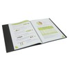 Rapesco 1648 Germ-Savvy Antibacterial, Hardcover Polypropylene Presentation Folder 12 Pockets