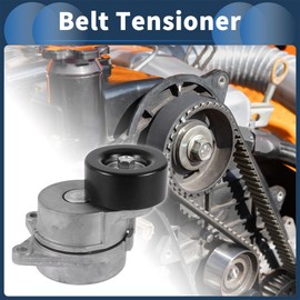 REPAIROCK Belt Tensioner Drive Belt Tensioner Pulley Assembly for INFINITI QX56 2011-2013 No.119551LA0A/119551LA0B Metal 1Pc