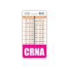 CRNA Badge Buddy Vertical w/Height & Weight Conversion Charts (Standard,
