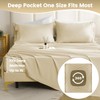 Lightweight Soft King Sheet Set - Luxury 4 Piece Breathable
