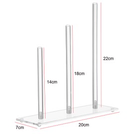 1Pc Acrylic Scrunchie Holder Stand Hair Scrunchy Display Storage Hair Elastics Storage Organizer Scrunchie Rack Hair Ties Holder Storage for Hair Ties