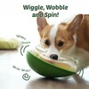 PAW QUEST Avocado Non-Spill Treat Dispensing Wobble Toys for Dogs