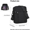 VINPAM Men's Large Capacity Crossbody Shoulder Bag - Waterproof Nylon