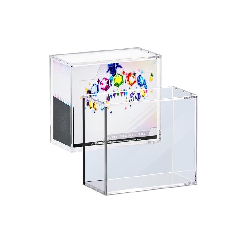 ETB Protector Case, 5mm ETB Acrylic Display Case, Clear Ultra