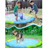 Jasonwell Kids Dog Splash Pad Sprinkler Non Slip Dog Sprinkler