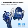 KIBEE Portable Misting Fan - 4000mAh Rechargeable, 50ml Water Tank,