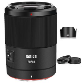 Meike 50mm F1.8 E-Mount Full Frame STM Prime Auto Focus Portrait Lens for Sony E Mount Cameras A7R A74 A7R4 A7C A7III A7RII A7RIII A7SIII A7SII A9 A6600 A6500 A6400 A6300 A6100
