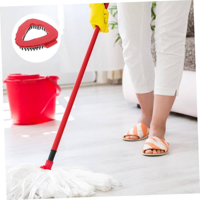 KOMBIUDA Spinbrush Replacement Heads 2 Pack Mop Scrub Brush for