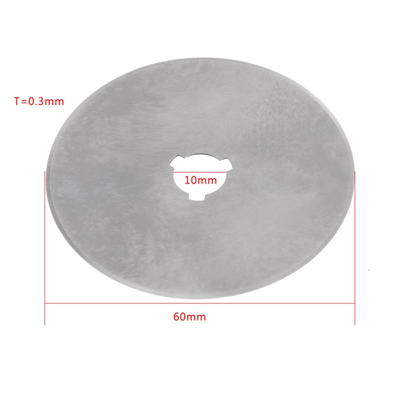 10pcs SKS-7 Steel 60MM Rotary Cutter Blade Sewing Quilting Cloth