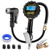 AZUNO Digital Bicycle Tire Inflator Gauge with Auto-Select Valve Type