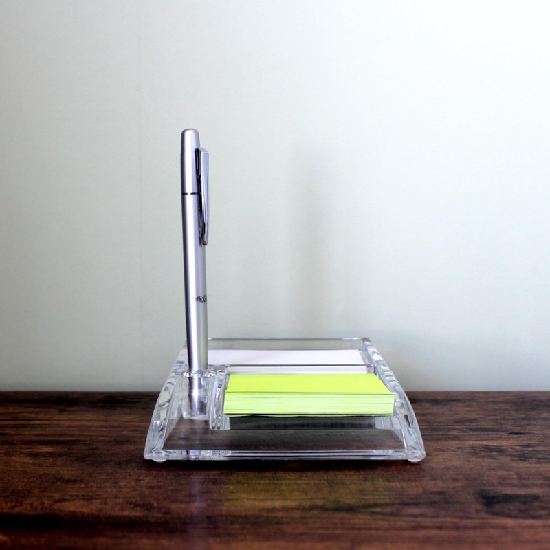 GemRich Desk Organizer Pen Holder Pen Stand Post-it Dispenser Memo
