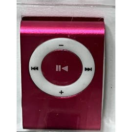 Unbranded MP3 Multimeadia Player Shuffle MP3 Player USB flash Drive Pink