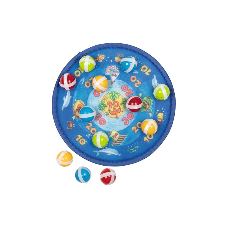 Goki Dart Ball Velcro Game Oceanic