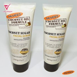 Palmers Coconut Sugar Facial scrub with Vitamin E Polishes Exfoliates & Softens