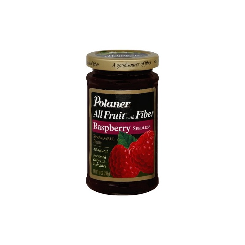 Polaner All Fruit With Fiber Raspberry Seedless Spreadable Fruit 10