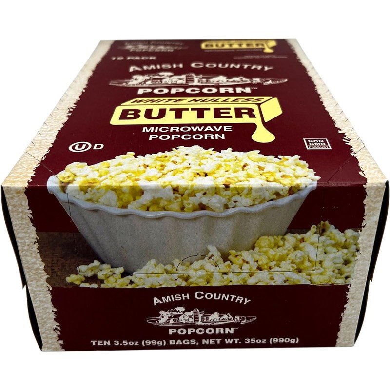 Amish Country Popcorn | Old Fashioned Microwave Popcorn | Medium