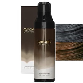 CHEONG DAM STYLE Cheongdam Style Forest Negro Change Shampoo, Semi Permanente Color para El Cabello Tinte Coreano Oscurecimiento Tinte para Cabello...