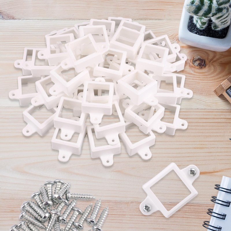12pcs String Light Clips, Outdoor String Light Rope Strip Brackets