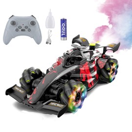 Remote Control Car, 1:12 High Speed RC Cars with Spray Music Light,Rechargeable Racing Toys Gifts for 4 5 6 7 8 Girls Birthday Christmas