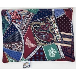 'NuggleBuddy New! Moist Heat & Aromatherapy Organic Rice Pack. Cold Pack. Lovely Vintage Patchwork Fabric Infused with Spearmint Eucalyptus Aromatherapy! The Ideal Holiday Gift!