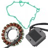 For Kawasaki Stator Regulator & Gasket Fit Kawasaki Brute Force