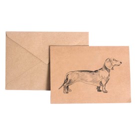 Dachshund Stationery Note Card Set