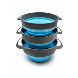 S.O.L. Survive Outdoors Longer S.O.L. Flat Pack Collapsible Bowls & Strainer Set