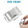 Enosea 2 Pcs Metal Side Release Buckle 3/4 inch(20mm) Adjustable