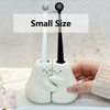 Ceramic Toothbrush Holder for Bathroom, Set of 2 Cute Tooth