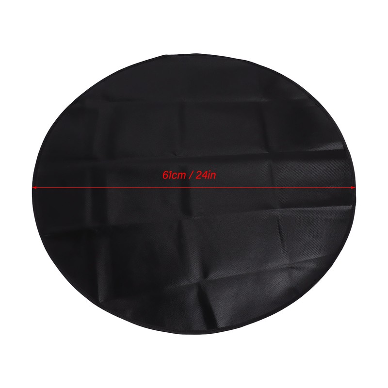 BBQ Mat Round 2 Layers Silicone Coated Fiberglass Cloth Fireproof