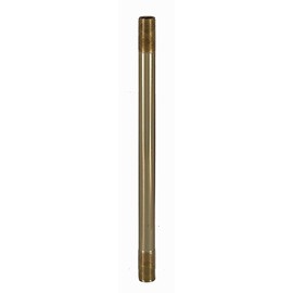 B&P Lamp 8 Inch Solid Brass 1/8 IP Threaded Rod
