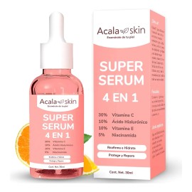 Serum 4 En 1 - Vitamina C + Ácido Hialurónico + Niacinamida Todo Tipo De Piel