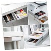 CAXUSD 2pcs Multi-purpose Desktop Storage Box Stackable Storage Drawer for