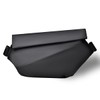 ewoo Men's Body Bag, Shoulder Bag, Waist Bag, Waterproof, Black