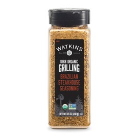 Watkins 1868 Organic Grilling Brazilian Steakhouse Seasoning, 8.5 oz