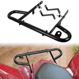 SAUTVS Rear Wide Grab Bar Bumper Assembly Kit for Yamaha Raptor 700 2006-2024, Black Aluminum Rear Bumper Compatible with Yamaha Raptor 700 / 700R 2006-2024 Accessories