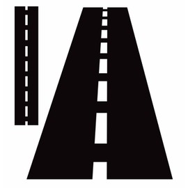 MUNILAIL 10 ft Road Floor Runner Race Car Theme Party Decorations Long Runner Rug for Birthday Racing Car Party Supplies Race Track Table Runner