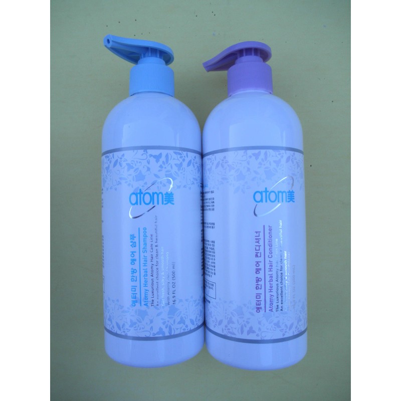 atomy Korean atomy herbal hair shampoo and conditioner 16.9oz each